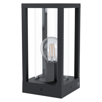 Stylish Ip44 Outdoor Bollard Light In Black Cast Aluminium For Garden And Pathway - image 1