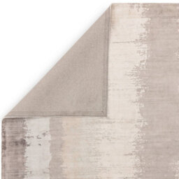 Beige Viscose Handmade , Luxurious , Modern Easy To Clean Abstract Rug For Living Room, Bedroom - 200Cm X 290Cm - thumbnail 4