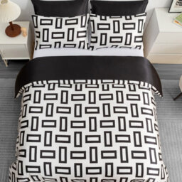 Pamposh King Size Duvet Cover Premium Satin Silk Reversible Duvet Cover Luxurious Hotel Quality Bedding Set With Zipper Closure - thumbnail 5