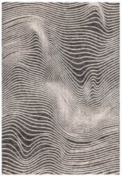 Modern Black Abstract Easy To Clean Rug For Living Room Dining Room & Bedroom-200Cm X 290Cm - thumbnail 1
