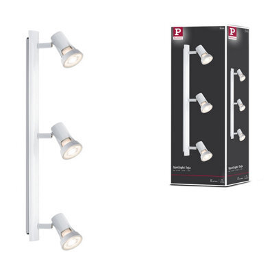 Paulmann 66704 Teja Spotlight Max. 3X10 Watts Spot White Spotlight Metal Ceiling Lamp Gu10 - image 1
