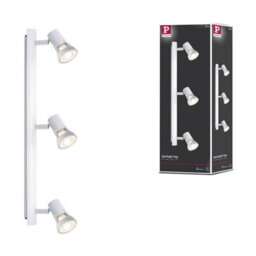 Paulmann 66704 Teja Spotlight Max. 3X10 Watts Spot White Spotlight Metal Ceiling Lamp Gu10 - thumbnail 1