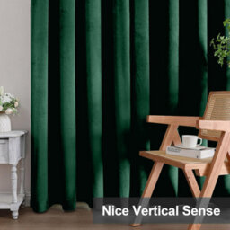 Aspire Homeware Emerald Green Blackout Velvet Curtain Thermal Insulated Eyelet Window Curtain Pair (W)168Cm X (D)137Cm - thumbnail 8