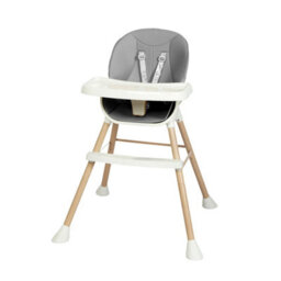 Dekko 6-In-1 Baby High Chair Adjustable Feeding Seat With Removable Tray - thumbnail 2