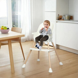 Dekko 6-In-1 Baby High Chair Adjustable Feeding Seat With Removable Tray - thumbnail 1