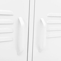 Berkfield Tv Cabinet White 105X35X50 Cm Steel - thumbnail 7