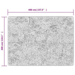 Vidaxl Rug Washable Grey 400X300 Cm Anti Slip - thumbnail 6