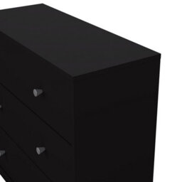 Furniture To Go May Chest Of 3 Drawers In Black (W) 72.4 X (H) 68.3 X (D) 30.1Cm - thumbnail 8