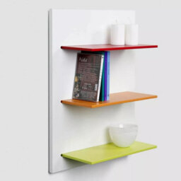 Urbn-Living Orange - 3-Pcs Modern Slimline Floating Shelves With Screws & Shelf Clip - thumbnail 7