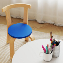 Aiyaplay 5 Piece Kids Table And Chairs Set Wood For 3-8 Years For Art Crafts - thumbnail 8