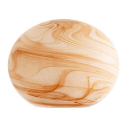 Valuelights Sookie Alabaster Marble Effect Glass Easy Fit Lamp Shade (D)24.5Cm
