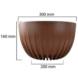 Cost Wise Indoor/outdoor Decorative Plant Display Bowl,ideal For Herbs,houseplants,bedding,tabletop Display - thumbnail 2