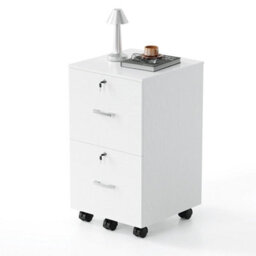 Modern 2 Drawer Locking File Cabinet Mobile Filing Cabinet For A4 And Letter - thumbnail 5