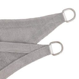 Sundaze 2X2X2M Sun Shade Sail Triangle Hdpe Breathable Uv Block Sunscreen Grey With Free Rope - thumbnail 2