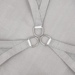 Sundaze 2X2X2M Sun Shade Sail Triangle Hdpe Breathable Uv Block Sunscreen Grey With Free Rope - thumbnail 3