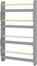 Xample Kids Bookcase Wall Shelf  3 Tier Wooden Bookshelf Storage Display Rack, Children Book Organizer For Kids Room - thumbnail 7