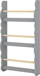Xample Kids Bookcase Wall Shelf  3 Tier Wooden Bookshelf Storage Display Rack, Children Book Organizer For Kids Room - thumbnail 5