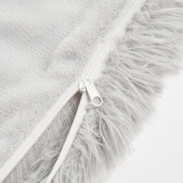 OHS Set Of 2 Fluffy Shaggy Square Cushion Covers - thumbnail 3