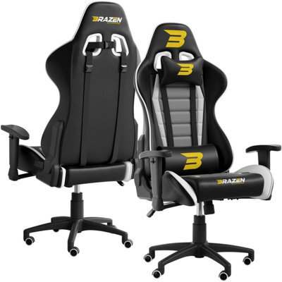 Brazen Sentinel Elite Pc Gaming Chair - White - image 1