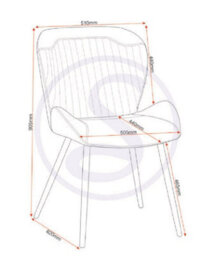 Seconique Quebec Dining Chairs X 4 In Grey Faux Leather Finish - thumbnail 7