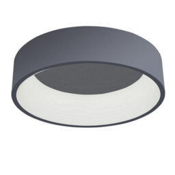 Luminosa Lighting Luminosa Modern Led Flush Ceiling Light Gray, Warm White 3000K 1760Lm