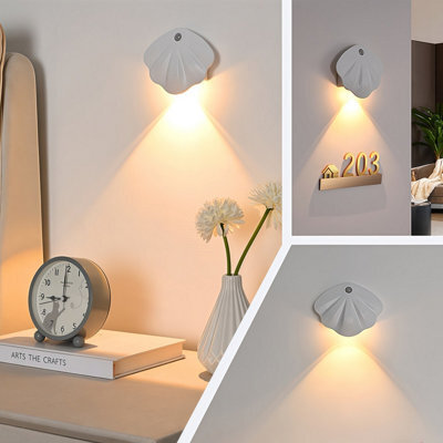 Magnetic Wall Charging Smart Led Human Body Sensing Night Light-White - image 1
