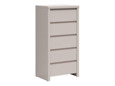 Arte Kaspian Cashmere 5-Drawer Whisper - Subtle Luxe Bedroom Slim Storage - image 1