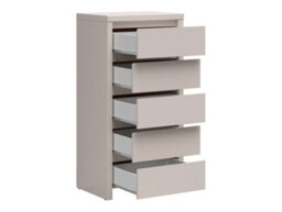 Arte Kaspian Cashmere 5-Drawer Whisper - Subtle Luxe Bedroom Slim Storage - thumbnail 3