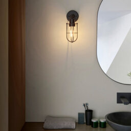 Luminosa Lighting Luminosa Treviso Bathroom Metal Wall Lamp, Matt Black Finish, Ip44 - thumbnail 5
