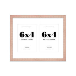 10X8 Inch 2 Opening Photo Collage Frame, Display Two 6X4 Inch Photos, Multi Aperture Family Picture Frame, Bronze - thumbnail 2