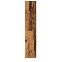Berkfield Highboard Old Wood 69.5X34X180 Cm Engineered Wood - thumbnail 7