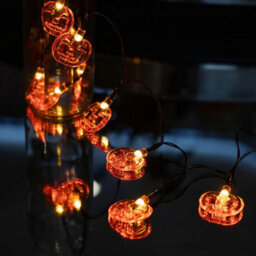 Halloween Decor Spooky String Lights-Orange - thumbnail 4