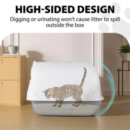 Large Enclosed Hooded Cat Litter Tray Scoop - thumbnail 5