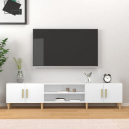 Vidaxl Tv Cabinet White 180X31.5X40 Cm Engineered Wood - thumbnail 1