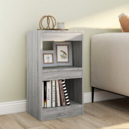 Berkfield Book Cabinet/room Divider Grey Sonoma 40X30X72 Cm - thumbnail 1