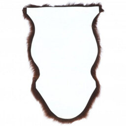 Fenland Sheepskin Fenland Indoor Single Australian Real Sheepskin Rug - Dark Brown (90 Cm X 60 Cm) - thumbnail 3