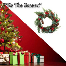 Berry Pine Wreath Christmas Decoration X 1 40Cm Red - thumbnail 6
