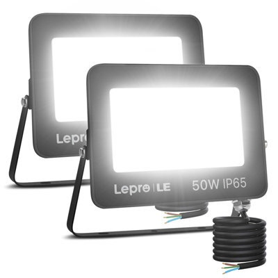 Lepro 50W Led Floodlight Outdoor, 4250Lm Led Security Lights, 350W Incandescent Lamp Equivalent, Waterproof Ip65, Outdoor Lights - image 1