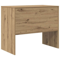 Berkfield Modern Writing Desk Artisan Oak Engineered Wood 90 X 50 X 76 Cm - thumbnail 7