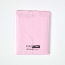 Homescapes Pink Egyptian Cotton Flat Sheet 200 Tc, Double - thumbnail 5