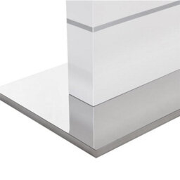 Furniture in Fashion Parini High Gloss Bar Table Rectangular In White - thumbnail 6