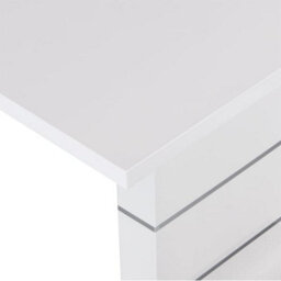 Furniture in Fashion Parini High Gloss Bar Table Rectangular In White - thumbnail 7