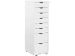 Dorel Gava Chest With 8 Drawers  In White Honey