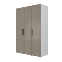 Atomia Contemporary Matt Pebble Tall Triple Wardrobe (H)2247mm (W)1000mm (D)580mm - thumbnail 2