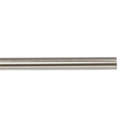 GoodHome Athens Satin Grey Nickel Effect Curtain Pole, (L)2M (Dia)28mm - thumbnail 2