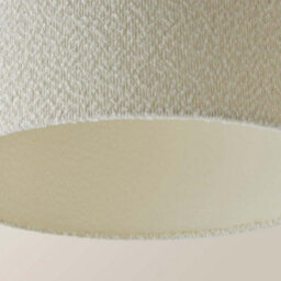 Valuelights Reni Cream Boucle Drum Ceiling Lamp Shade (D)45Cm - thumbnail 5