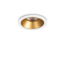 Ideal Lux Game 5.8Cm Led Recessed Downlight White Gold 3000K