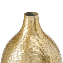 Beliani Flower Vase Mohenjo Metal 32/35 Cm Gold - thumbnail 6