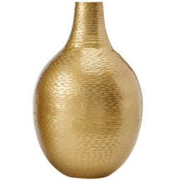 Beliani Flower Vase Mohenjo Metal 32/35 Cm Gold - thumbnail 4