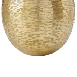 Beliani Flower Vase Mohenjo Metal 32/35 Cm Gold - thumbnail 7